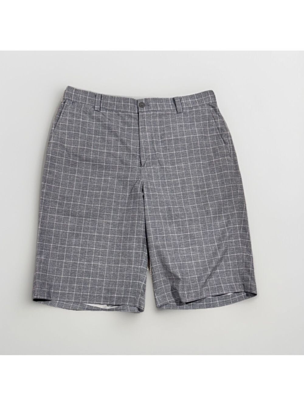 Nike Golf Men's Gray Checkered Shorts
